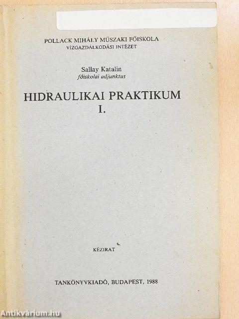 Hidraulikai praktikum I.