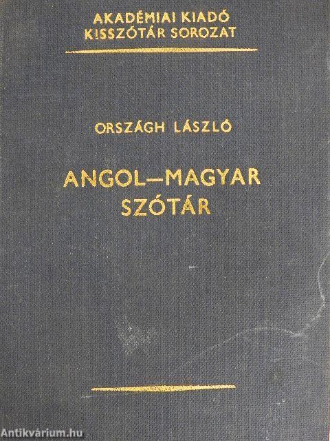 Angol-magyar szótár