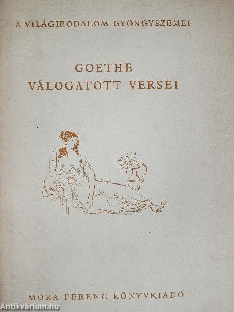 Goethe válogatott versei