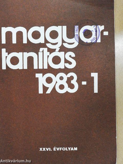 Magyartanítás 1983/1.