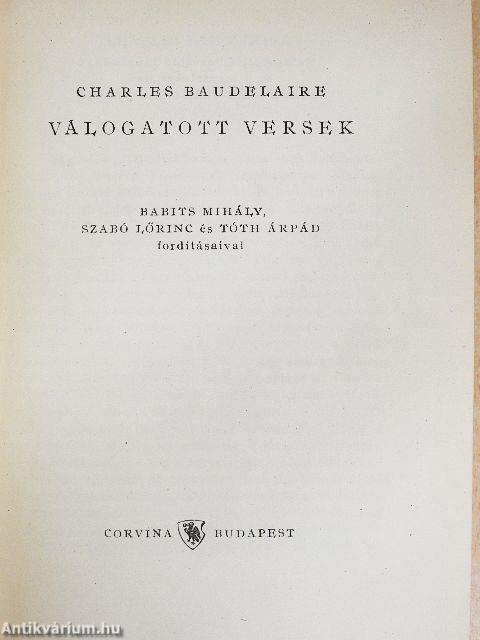Válogatott versek