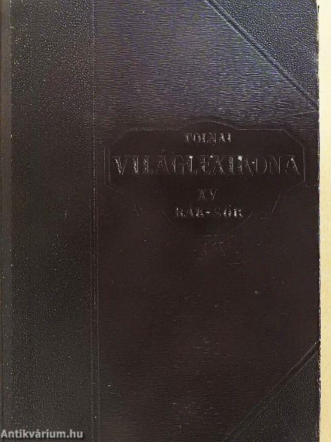 Tolnai uj világlexikona XV. (töredék)