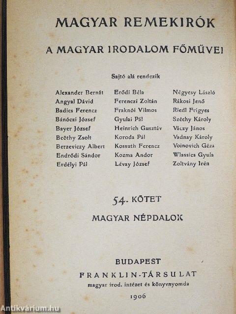 Magyar népdalok