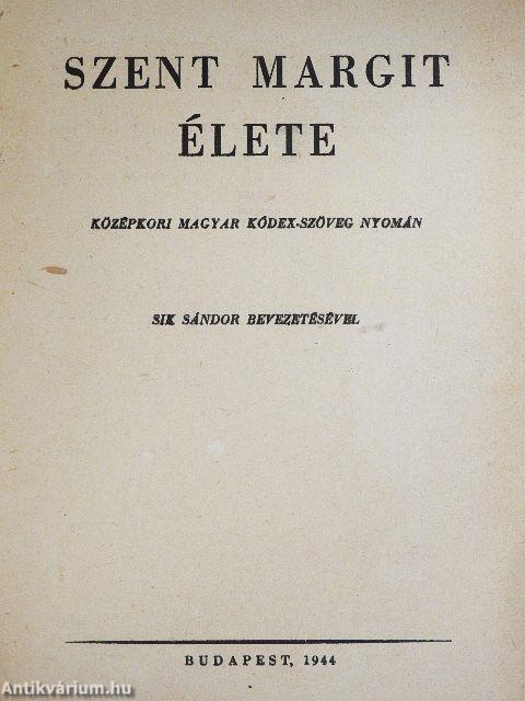 Szent Margit élete