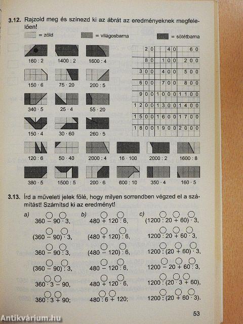 Matematika 3-4. - Feladatgyűjtemény