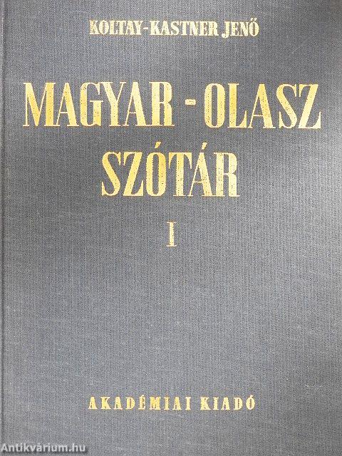Magyar-olasz szótár I-II.