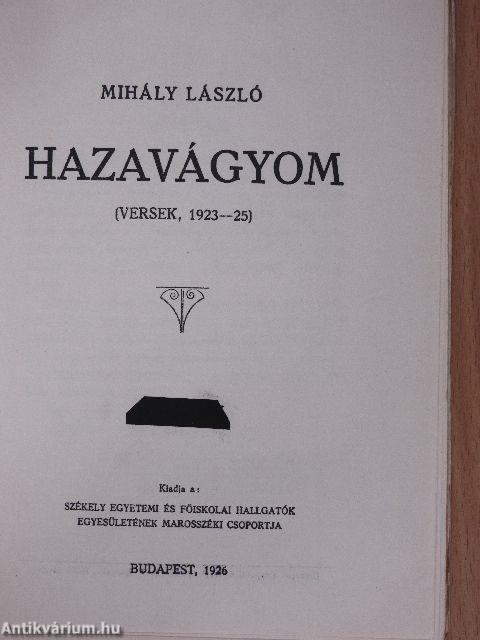 Hazavágyom