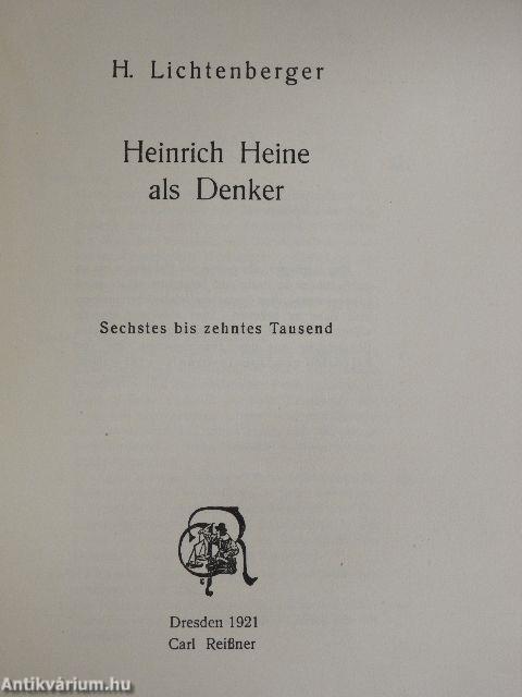 Heinrich Heine als Denker