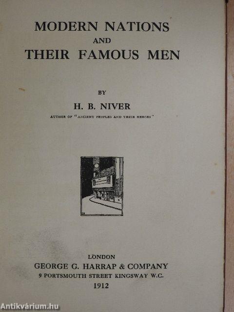 Modern nations and their famous men