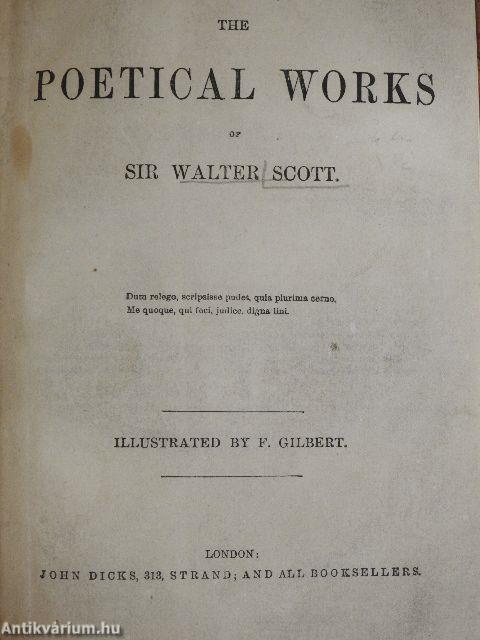 The poetical works of sir Walter Scott