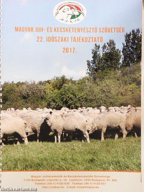 Magyar Juh- és Kecsketenyésztő Szövetség 22. időszaki tájékoztató 2017.