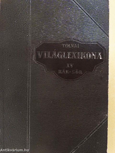 Tolnai uj világlexikona XV. (töredék)