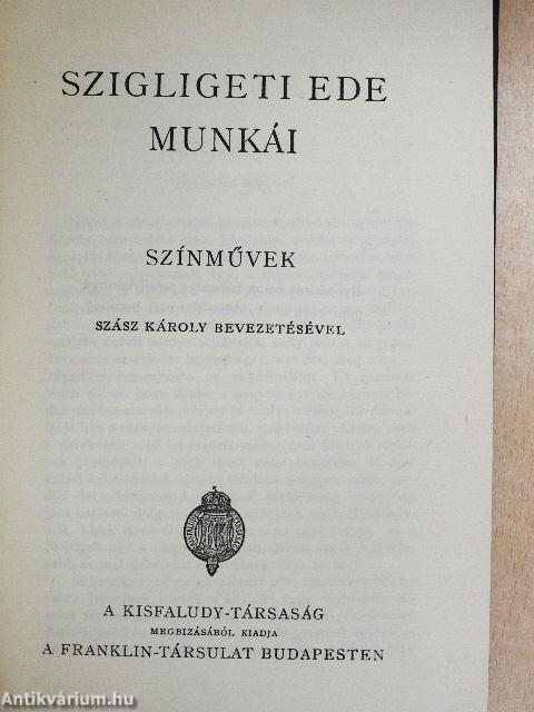 Szigligeti Ede munkái