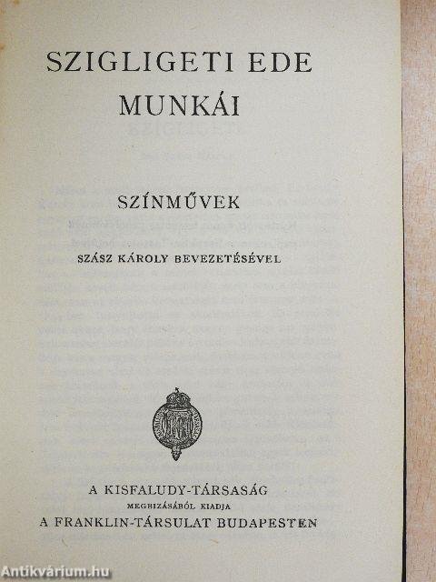 Szigligeti Ede munkái