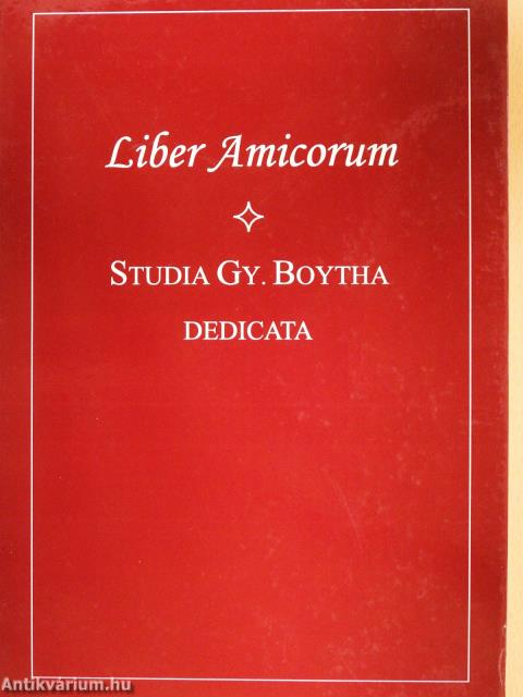 Liber Amicorum (kétszeresen aláírt példány)