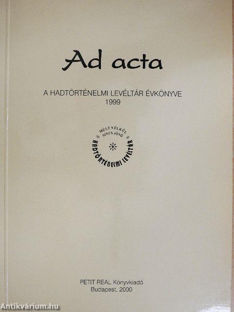 Ad acta 1999