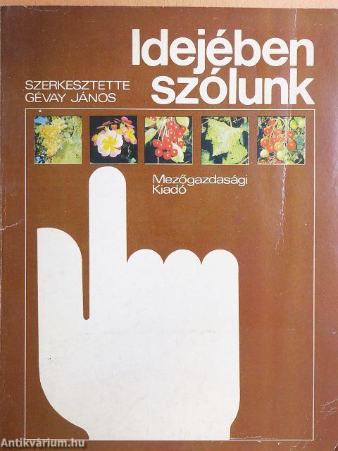 Idejében szólunk