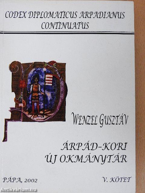 Árpád-kori új okmánytár V.