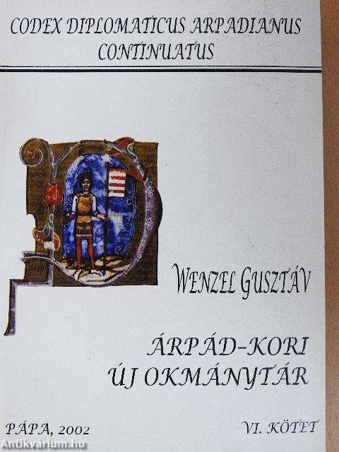 Árpád-kori új okmánytár VI.