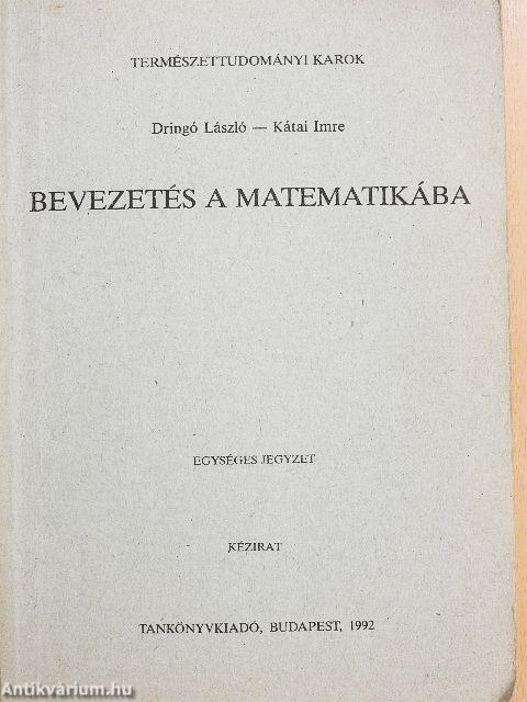 Bevezetés a matematikába