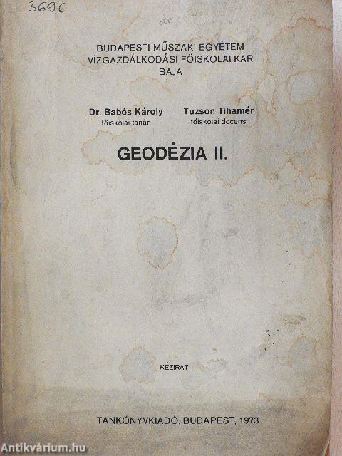 Geodézia II.