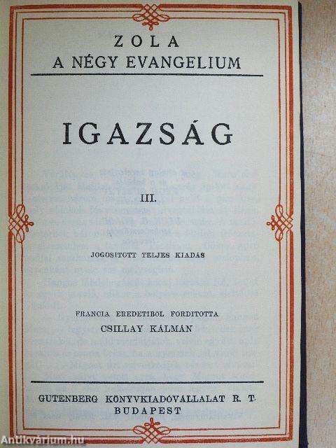 Igazság I-VIII.