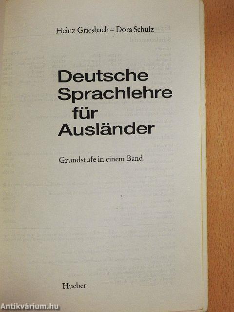 Deutsche Sprachlehre für Ausländer - Grundstufe