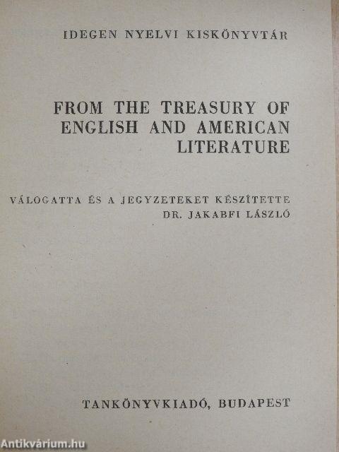 From the Treasury of English and American Literature