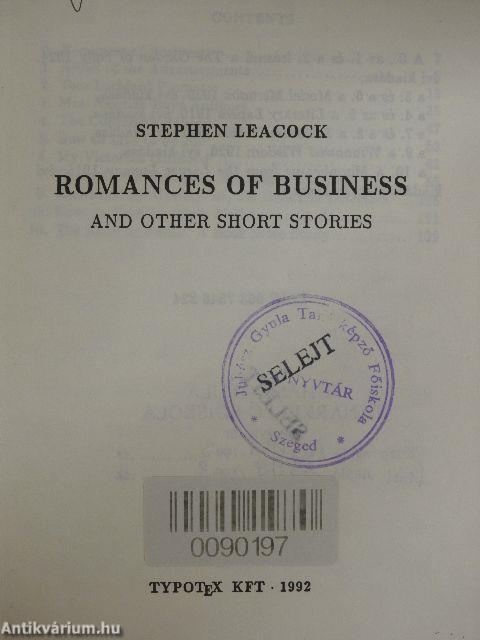 Romances of Business and Other Short Stories