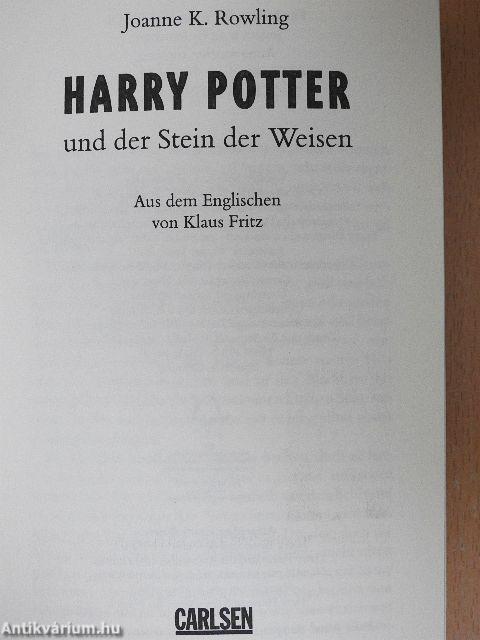 Harry Potter und der Stein der Weisen