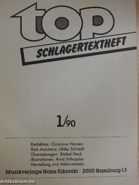 Top Schlagertextheft 1/90