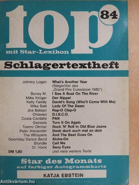 Top Schlagertextheft 84