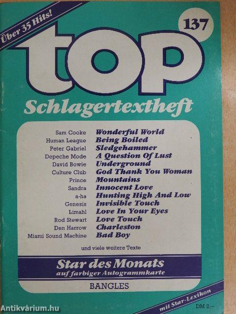 Top Schlagertextheft 137