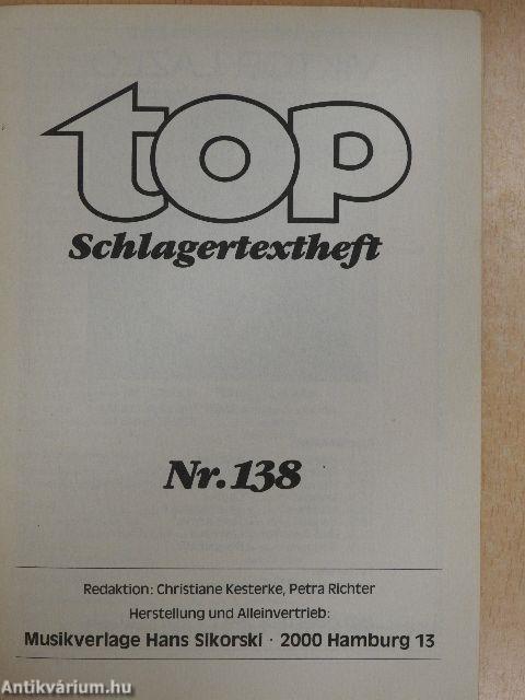 Top Schlagertextheft 138