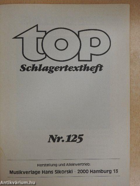 Top Schlagertextheft 125