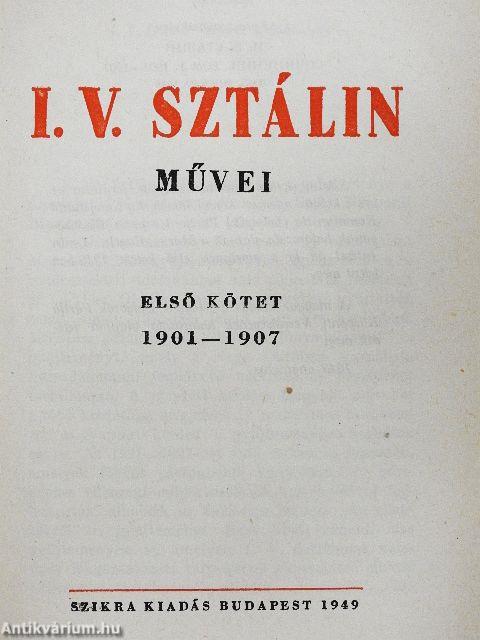 I. V. Sztálin művei 1-13.