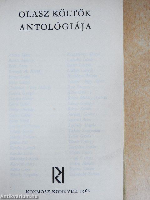 Olasz költők antológiája