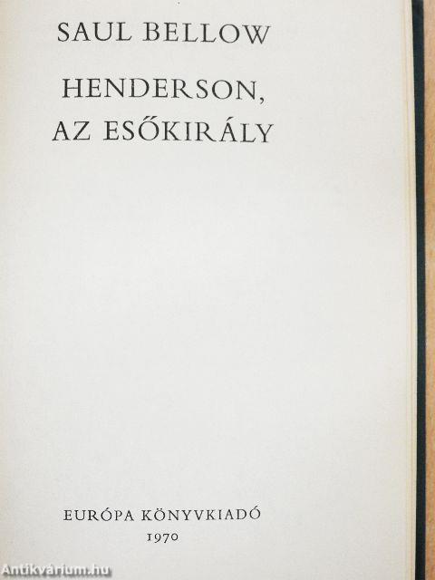 Henderson, az esőkirály