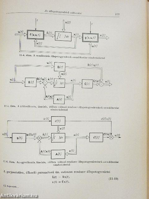 Fejezetek a szabályozástechnikából/Állapotegyenletek