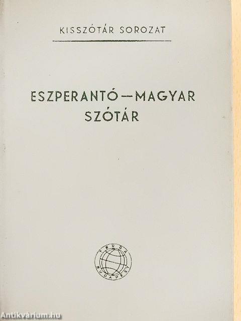 Eszperantó-magyar szótár 
