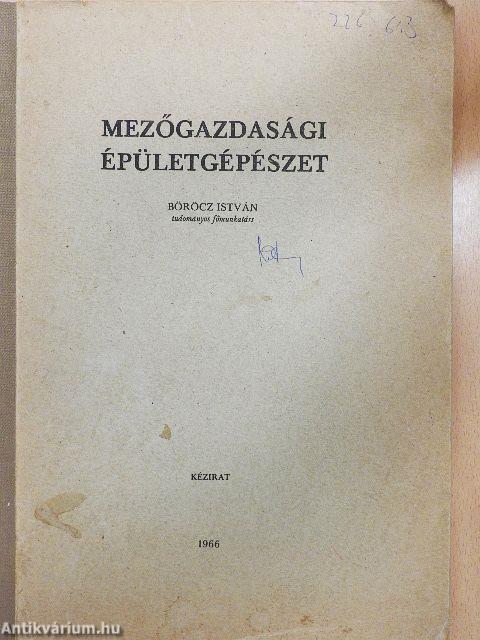 Mezőgazdasági épületgépészet