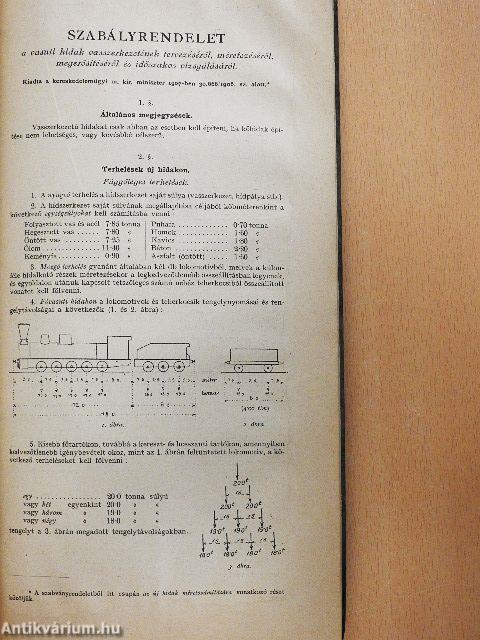 Táblázatok vasszerkezetek méretezéséhez és súlyszámításához