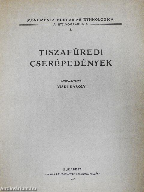 Tiszafüredi cserépedények