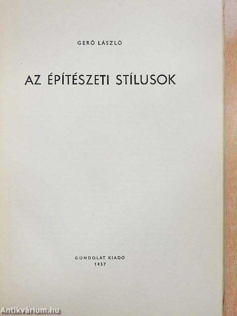 Az építészeti stílusok