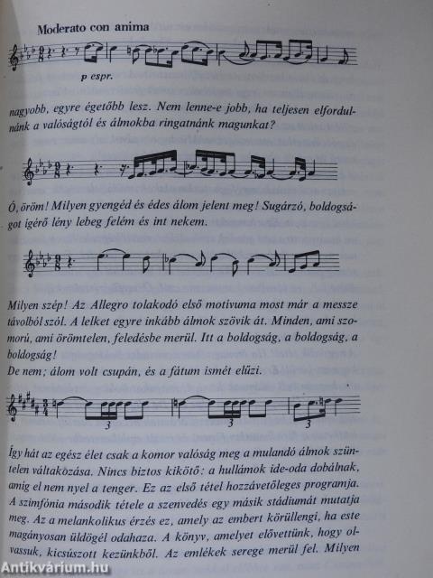 Pjotr Iljics Csajkovszkij életének krónikája (dedikált példány)