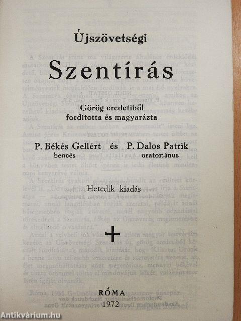 Újszövetségi Szentírás