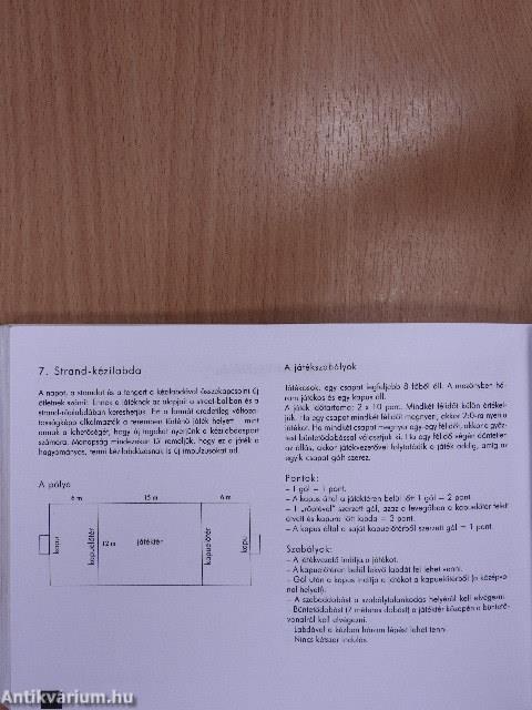 704 kézilabda játék és gyakorlat