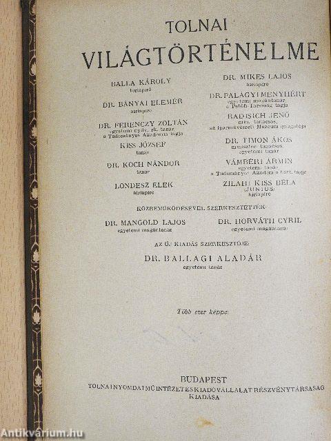 Tolnai Világtörténelme 8. - A középkor III.