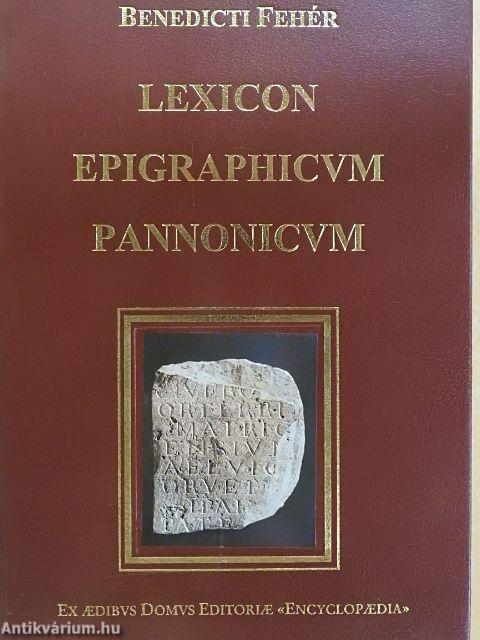 Lexicon Epigraphicum Pannonicum