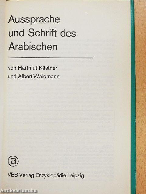 Aussprache und Schrift des Arabischen